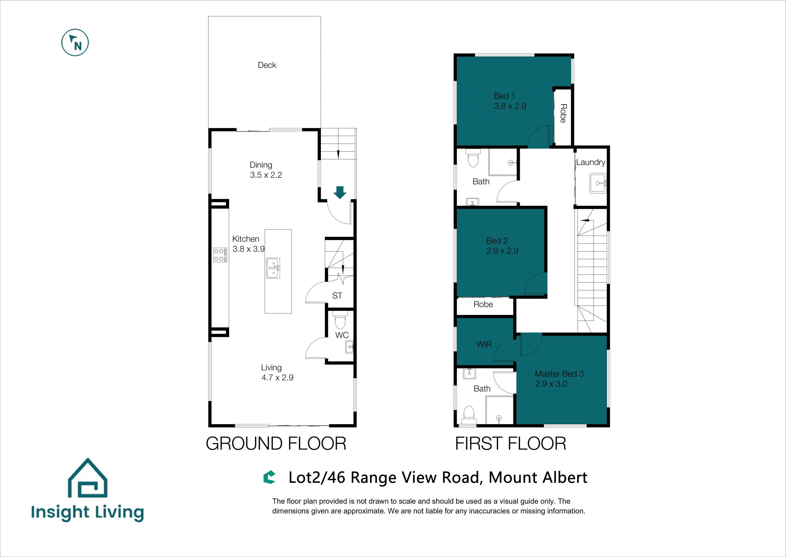 Lot2-46 Range View Road32 Floor plan new home Range View Road Mt Albert Auckland